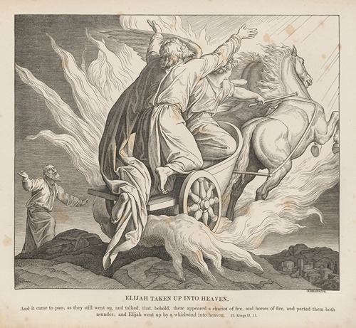 Elijah taken up into heaven