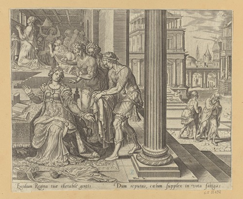 Esther’s Servants Telling Her of Mordecai’s Refusal of The Raiment
