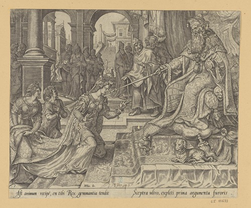 Esther Before Ahasuerus, Inviting Him for a Banquet