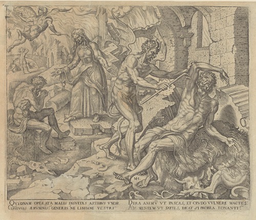 Satan Smiting Job With Boils