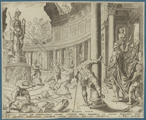 The Destruction of The Temple of Ashtoreth, Chemosh and Milcom