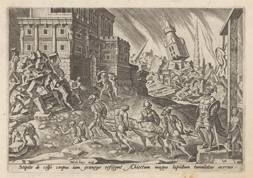 The Corpse of The King of Ai Brought to The Gate of The City