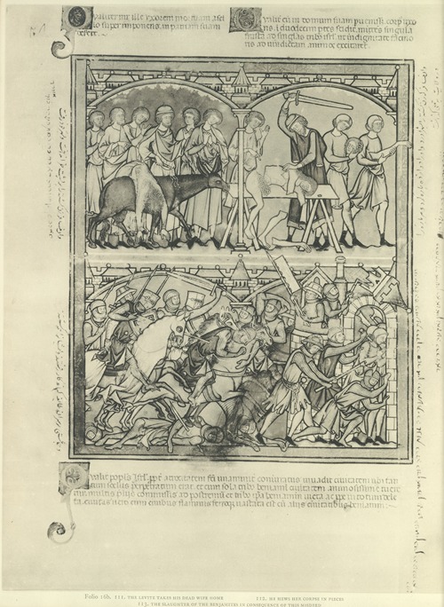 A Book of Old Testament illustrations of the middle of the thirteenth century Pl.32
