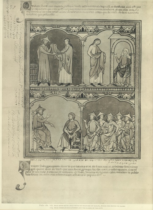 A Book of Old Testament illustrations of the middle of the thirteenth century Pl.36