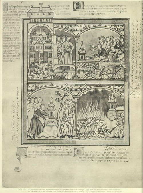 A Book of Old Testament illustrations of the middle of the thirteenth century Pl.42