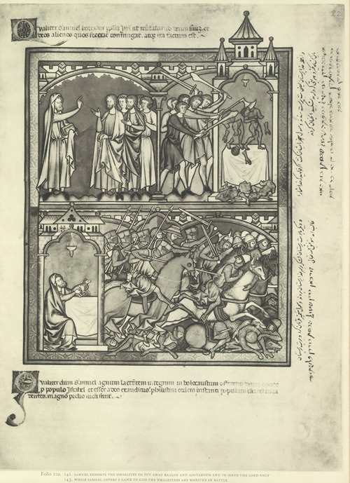 A Book of Old Testament illustrations of the middle of the thirteenth century Pl.43