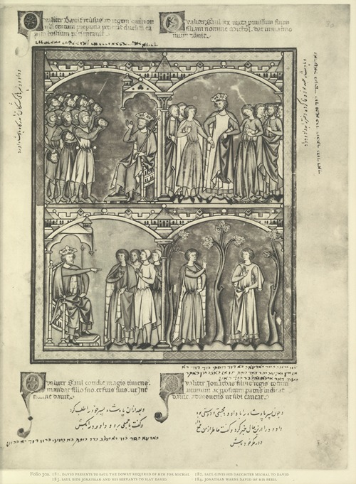 A Book of Old Testament illustrations of the middle of the thirteenth century Pl.59
