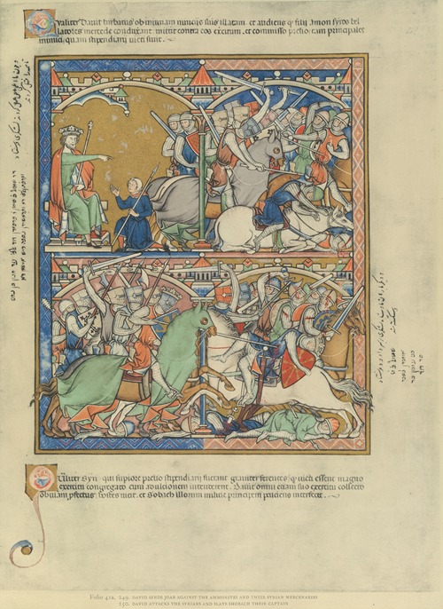A Book of Old Testament illustrations of the middle of the thirteenth century Pl.81
