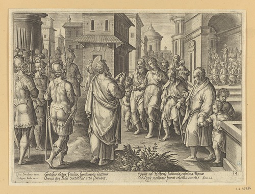 St Paul Preaching in Rome