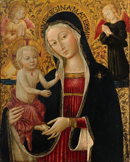 The Madonna and Child with angels