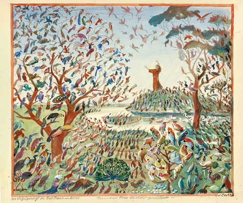 Die Vogelpredigt des heil. Franz von Assissi (San Francis’ sermon to the birds)
