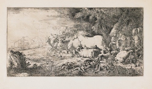 The Animals Going Toward the Ark