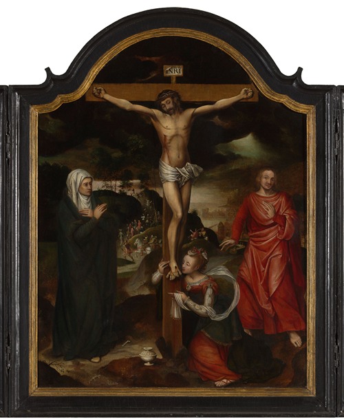 Crucified Christ with Mary, John and Mary Magdalene