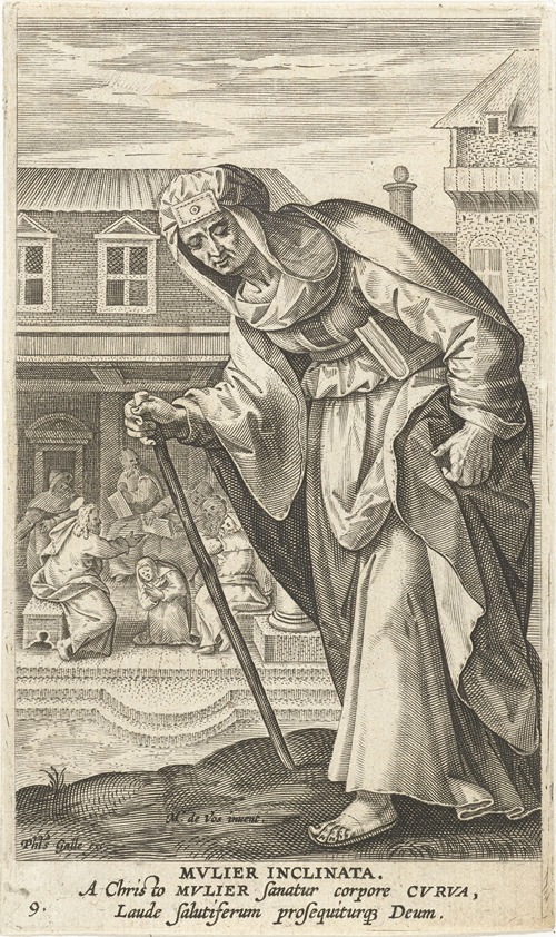 Hunchbacked woman
