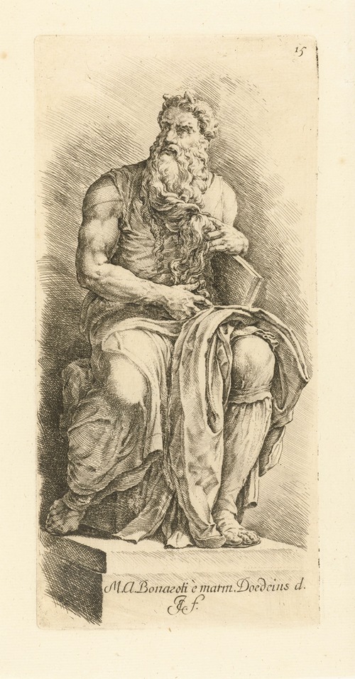 Moses with the stone tables