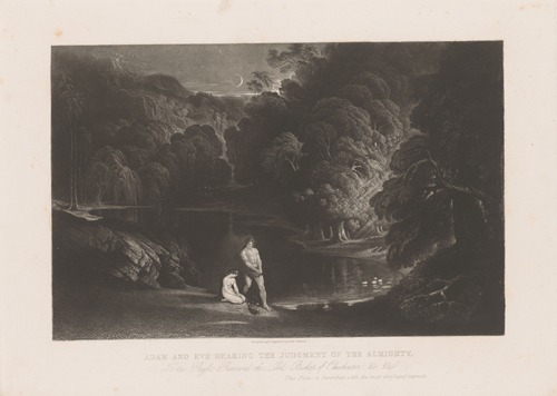 Adam and Eve hearing the Judgement of the Almighty