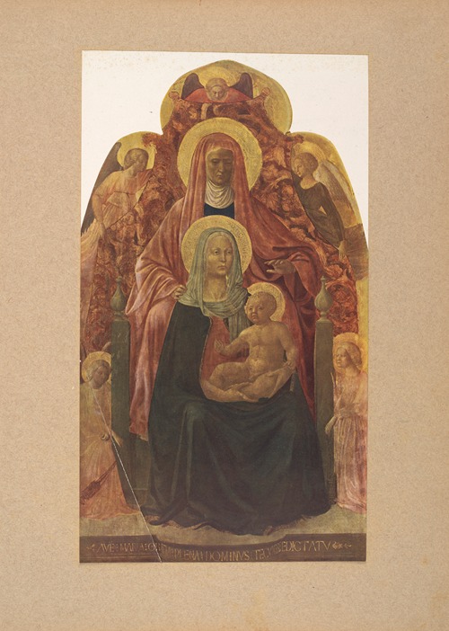 Masaccio,‎ ‎S.‎ ‎Anna,‎ ‎la‎ ‎Madonna‎ ‎e‎ ‎il‎ ‎Bambino