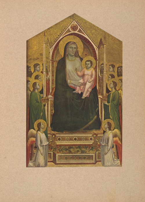 Giotto,‎ ‎Madonna‎ ‎col‎ ‎Bambino‎ ‎e‎ ‎angeli