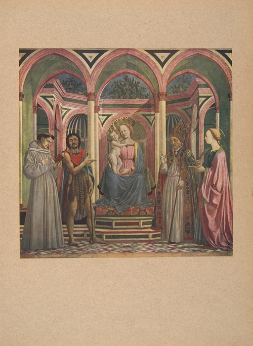 Domenico‎ ‎Veneziano,‎ ‎Madonna‎ ‎col‎ ‎Bambino‎ ‎e‎ ‎santi