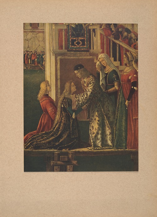 Vittore‎ ‎Carpaccio,‎ ‎Particolare‎ ‎di‎ ‎una‎ ‎storia‎ ‎di‎ ‎S.‎ ‎Orsola