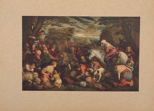 Jacopo‎ ‎Bassano‎,‎ ‎Mosè‎ ‎fa‎ ‎scaturir‎ ‎l’acqua‎ ‎da‎ ‎una‎ ‎rupe