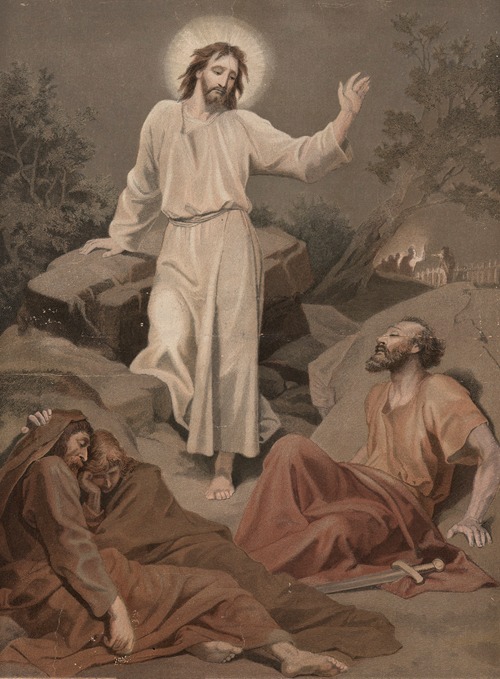 In the Garden of Gethsemane - Artvee