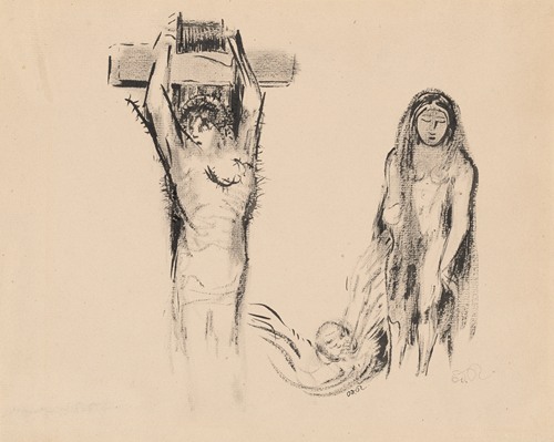 Saint Anthony and the Two Temptresses (Saint Antoine et deux Tentatrices)