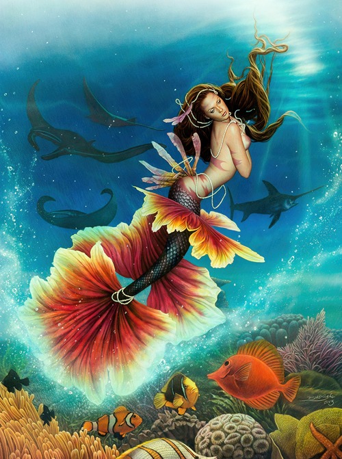 Mermaid in Pearls