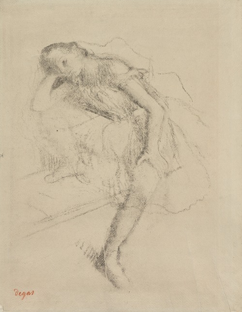 Edgar Degas, DANSEUSE SALUANT