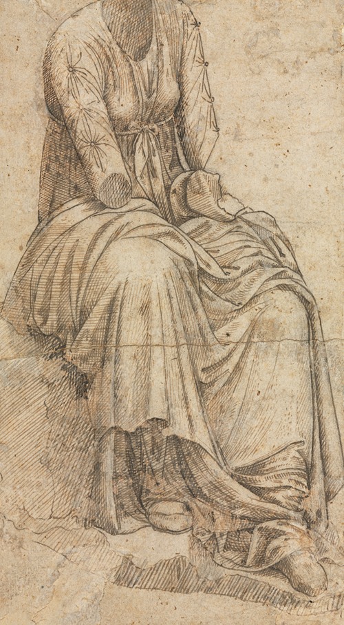 Copy of a Roman Statue of a Seated Woman