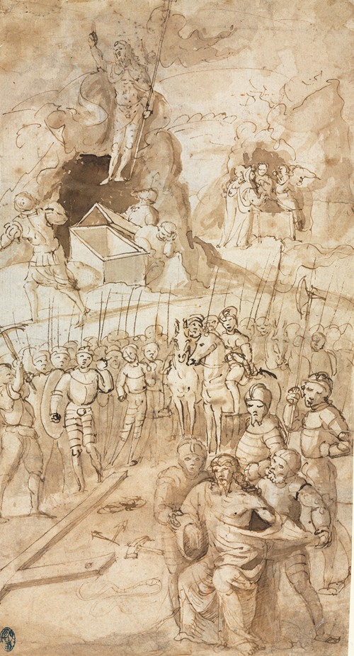 Three Scenes from the Passion of Christ (recto)
