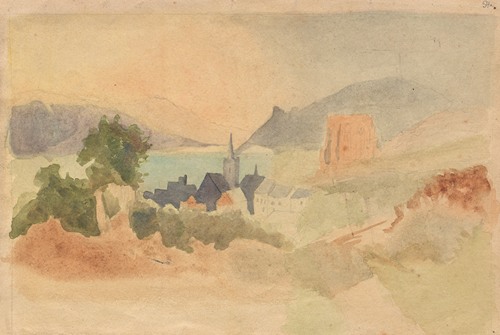 Album with Views of Rome and Surroundings, Landscape Studies, page 54a: Roman Landscape