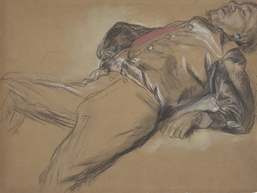 Fallen Jockey (study for ‘Scene from the Steeplechase – The Fallen Jockey’)