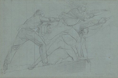 Study for ‘The Defeat of the Floating Batteries at Gibraltar’