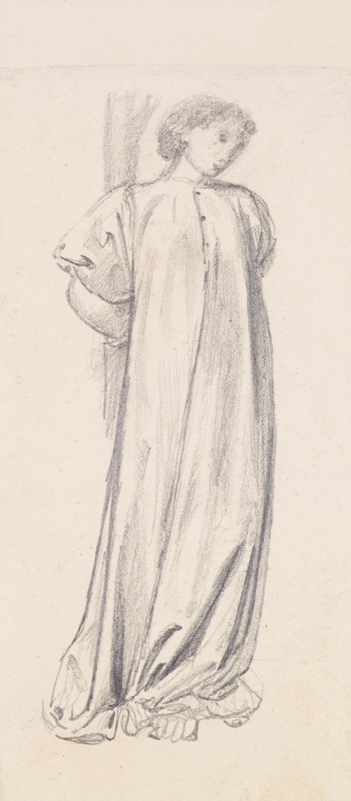St George Series – Study of the Princess for ‘The Princess chained to the Tree’