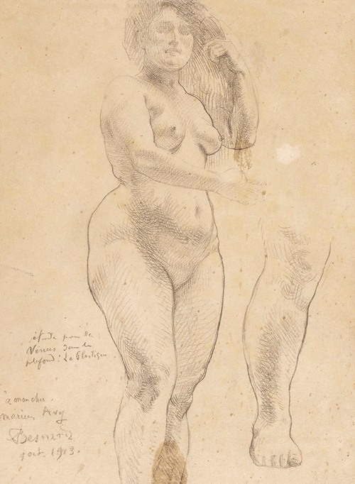 Etude de femme pour ‘La Plastique’, plafond du vestibule du Petit Palais