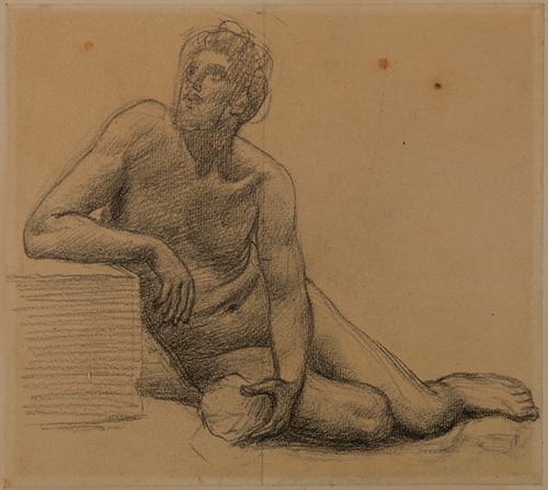 Homme nu assis par terre (1892-1894)