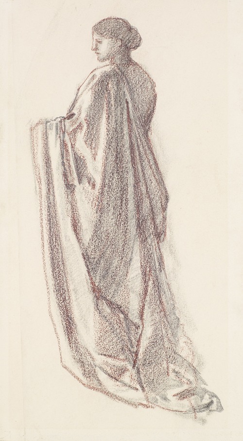 Female – Drapery Study – background figure for St Theophilus and the Angel
