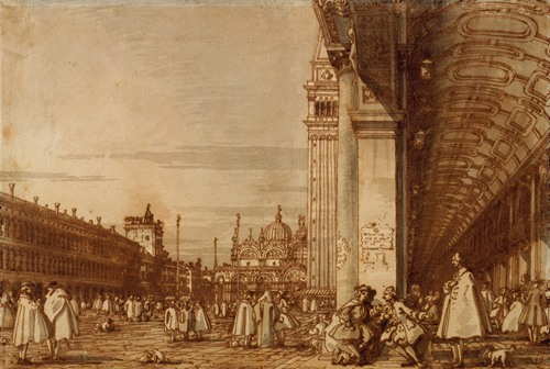 Piazza San Marco from the Southwest Corner, with the Procuratie Nuove on the Right