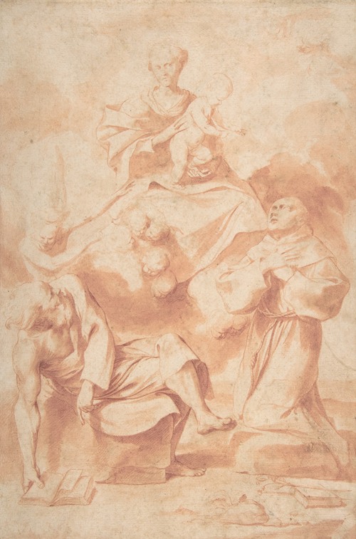 The Virgin and Child Appearing to Saint Anthony of Padua and a Hermit