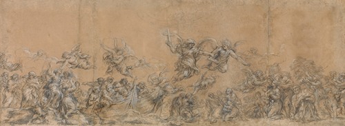 Study for Angels Sealing the Foreheads of the Children of Israel in Saint Peter’s Basilica