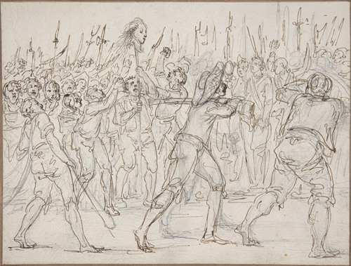The Head of Jean Féraud (1759-1795), a Deputy at the Convention, Carried on a Pike, May 21, 1795.