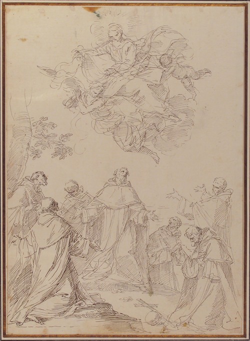 The Virgin Bringing the Habit to the Seven Founding Fathers of the Servite Order
