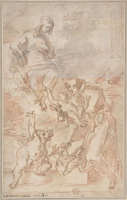 The Virgin Entrusting the Christ Child to Saint Francis of Assisi