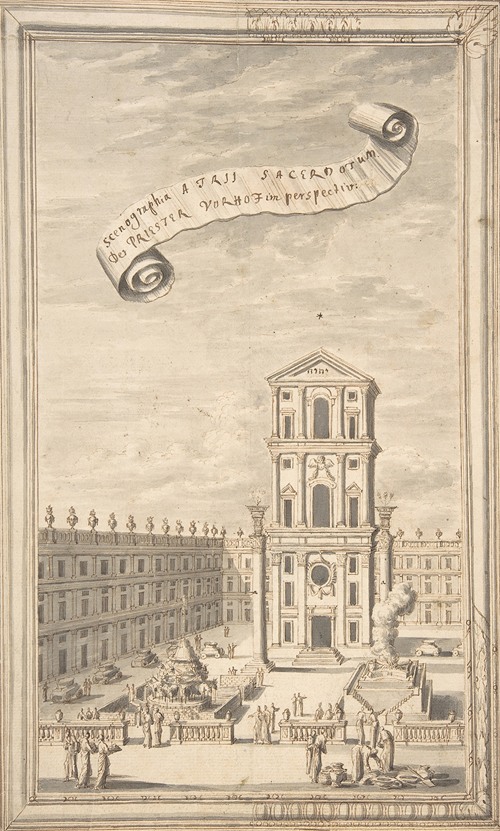 The Sacerdotal Atrium in Perspective late 17th–early 18th century