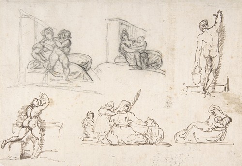 Six Figure Studies, including four for The Poor Italian Family