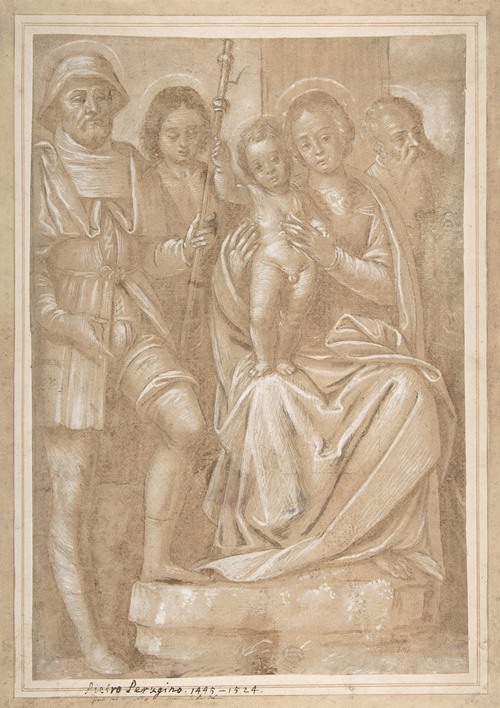 The Virgin and Child with Saint Roch and Two Other Male Saints