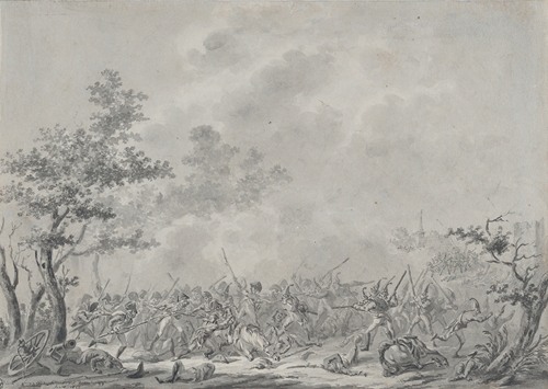 The Capture of Lieutenant General Johann Hermann von Fersen During the Battle of Bergen (19 September 1799)