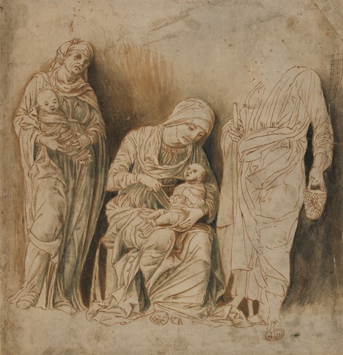 The Holy Family with Saint Elizabeth and the Infant John the Baptist