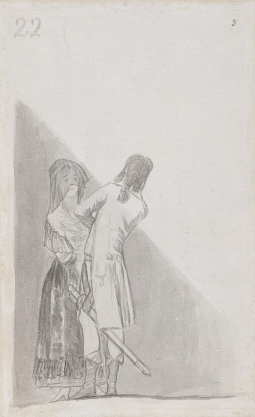 Maja and an officer (1795-1797)